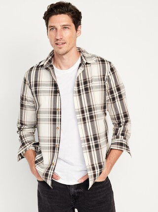 Regular-Fit Built-In Flex Everyday Shirt for Men | Old Navy (US)