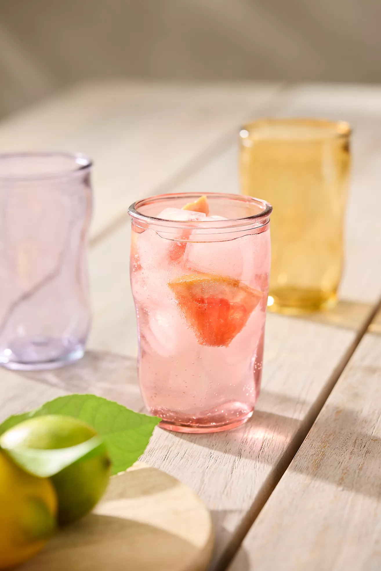 Colorful Recycled Water Glass | Anthropologie (US)