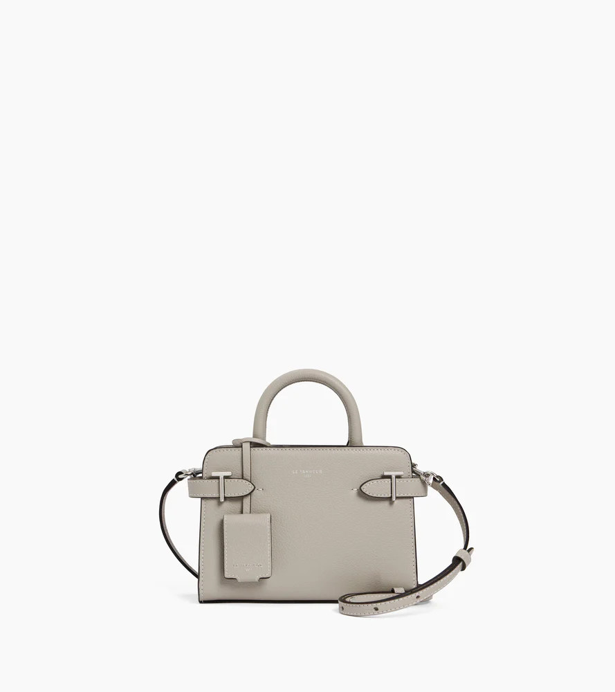 Emilie mini handbag in grained leather | Le Tanneur