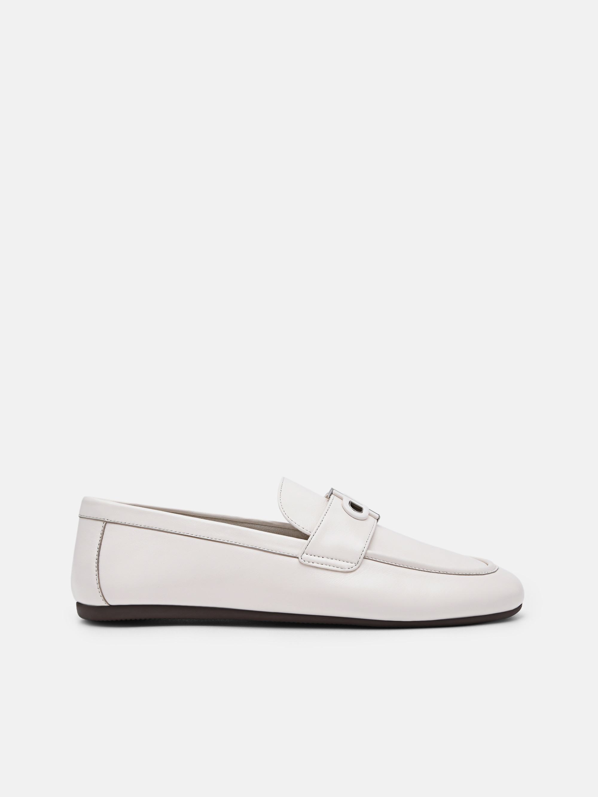 Chalk PEDRO Icon Leather Loafers | PEDRO | Pedro Shoes