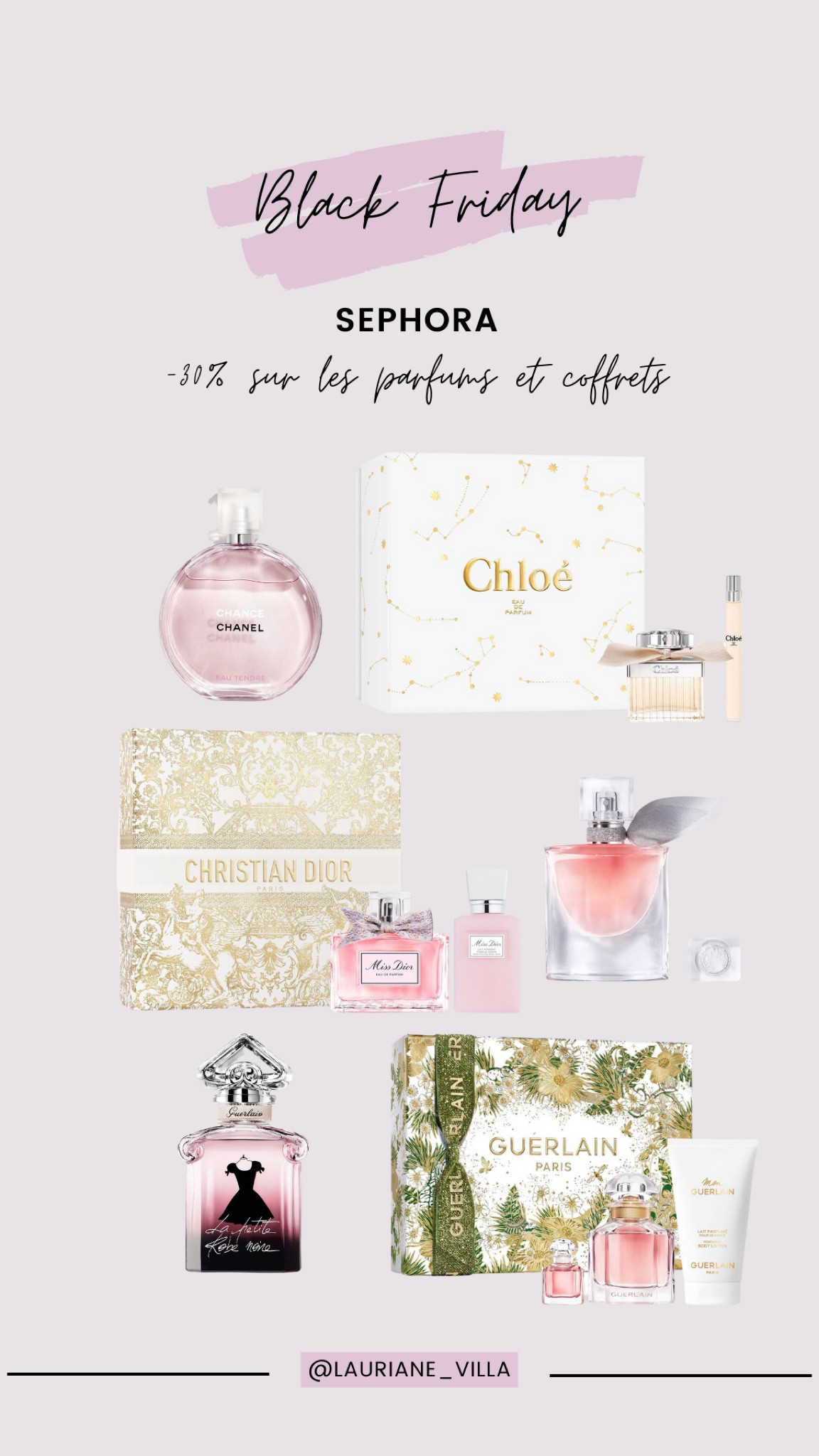 BLACK FRIDAY 2023 
SEPHORA 
-30% sur les parfums et coffrets 

#LTKsalealert #LTKCyberWeek #LTKCyberSaleFR