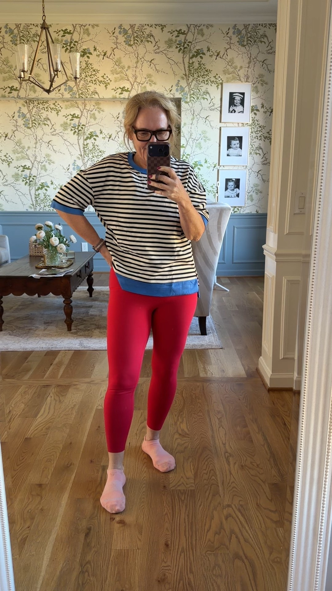 Real life. Post run and post giving Stevie girl a bath. 
Cute Amazon top! Wearing a medium 
Spanx sale ends today! Up to 25% off 
Love my booty boost leggings for my workouts. Size medium. Compression in the tummie feels so good 

#LTKOver40 #LTKPetite #LTKSaleAlert