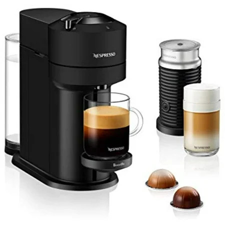 Nespresso Vertuo Next Coffee and Espresso Machine with Aeroccino NEW by Breville Black Matte Single  | Walmart (US)
