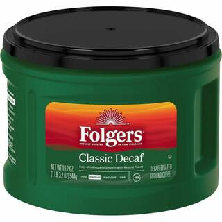 Ground Classic Decaf Coffee, Medium Roast, 19.2 oz Canister, Decaffeinated, 1 Each | The Home Depot