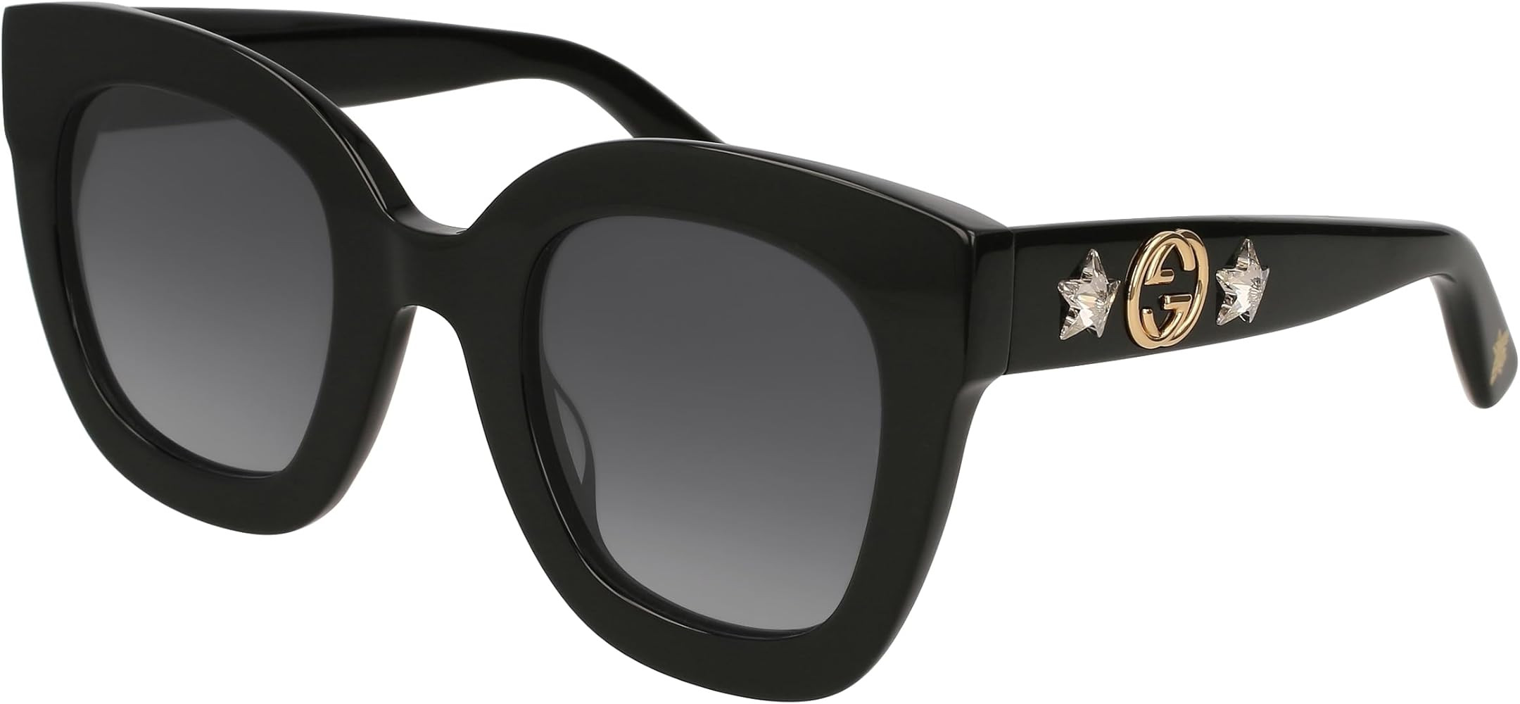 Gucci Women's Urban Stars Rectangle Sunglasses | Amazon (US)