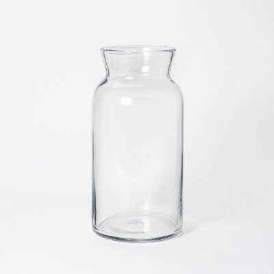 14&#34; x 7&#34; Tall Glass Vase - Threshold&#8482; designed with Studio McGee | Target