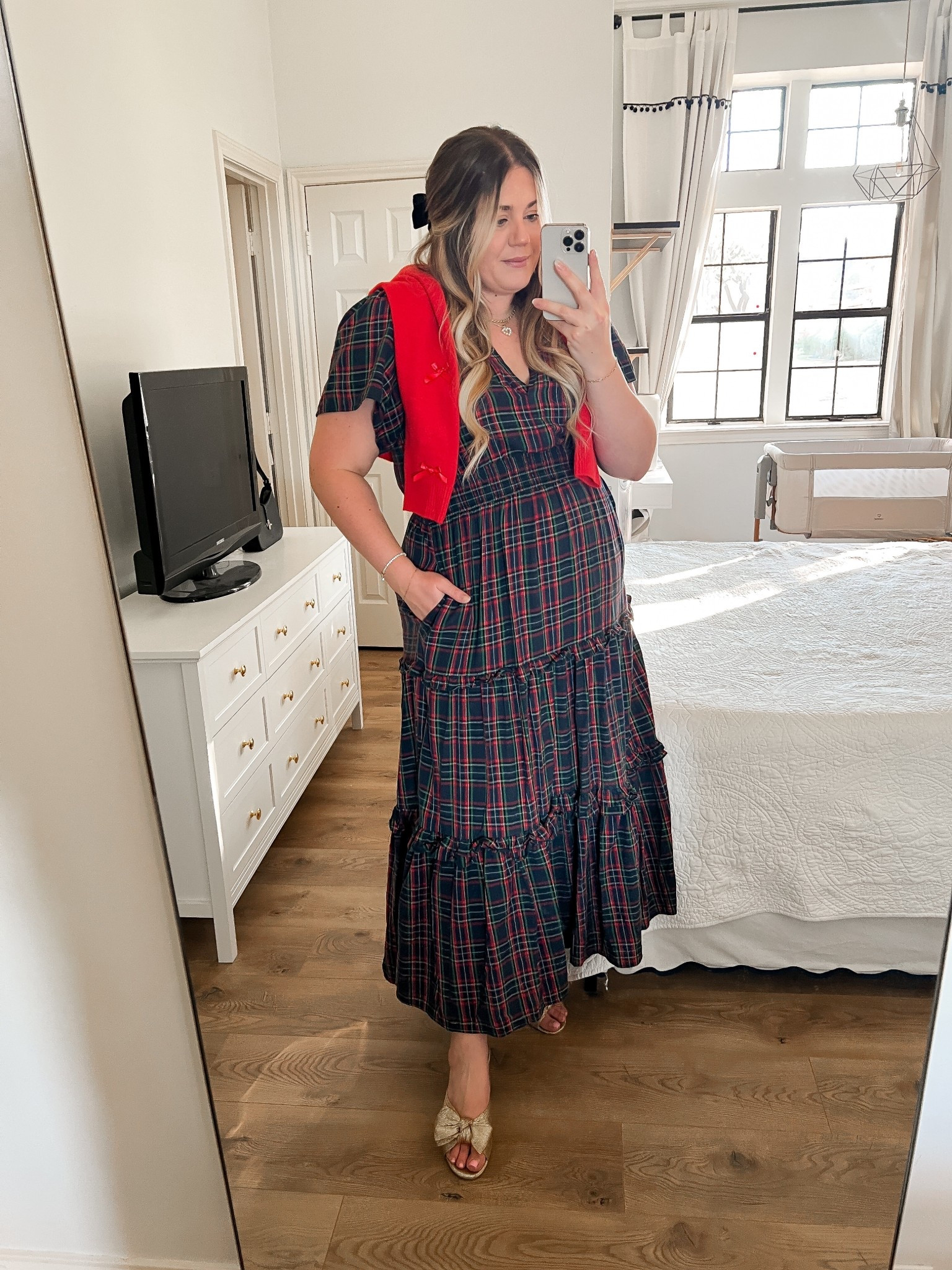 What I’m wearing for Christmas Eve 🎄
A classic, festive look for Christmas Eve service followed by dinner—polished, timeless, and perfectly on theme for the night. Plaid always feels right this time of year, especially for traditions that call for something a little more elevated but still effortless.

Christmas Eve outfit, Christmas Eve service outfit, holiday dinner outfit, festive plaid dress, classic Christmas style, holiday outfit ideas, midsize holiday outfits, elegant holiday look, polished holiday outfit, Christmas plaid dress, winter holiday fashion, church Christmas Eve outfit, holiday outfit inspiration, festive evening outfit, midsize fashion

#LTKootd #LTKMidsize #LTKHoliday