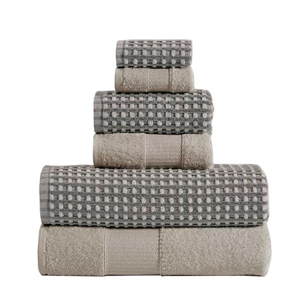 Auxerre 6 Piece 100% Cotton Towel Set | Wayfair North America