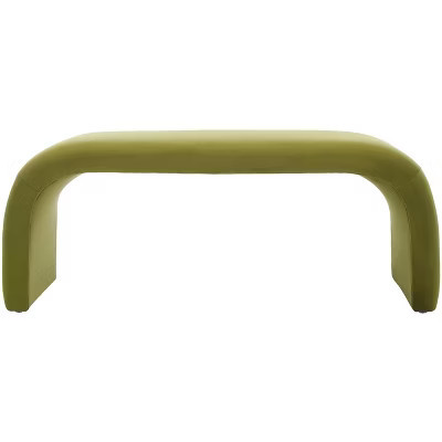 Tenko Bench - BCH1300 - Olive - Safavieh | Target