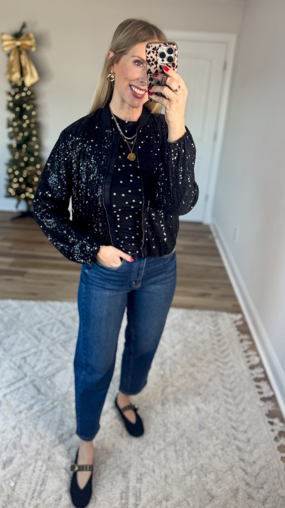 Loft try on, Maurice’s try on, sequin bomber jacket, polka dot top

Small in both tops 

#LTKSaleAlert #LTKFindsUnder50
