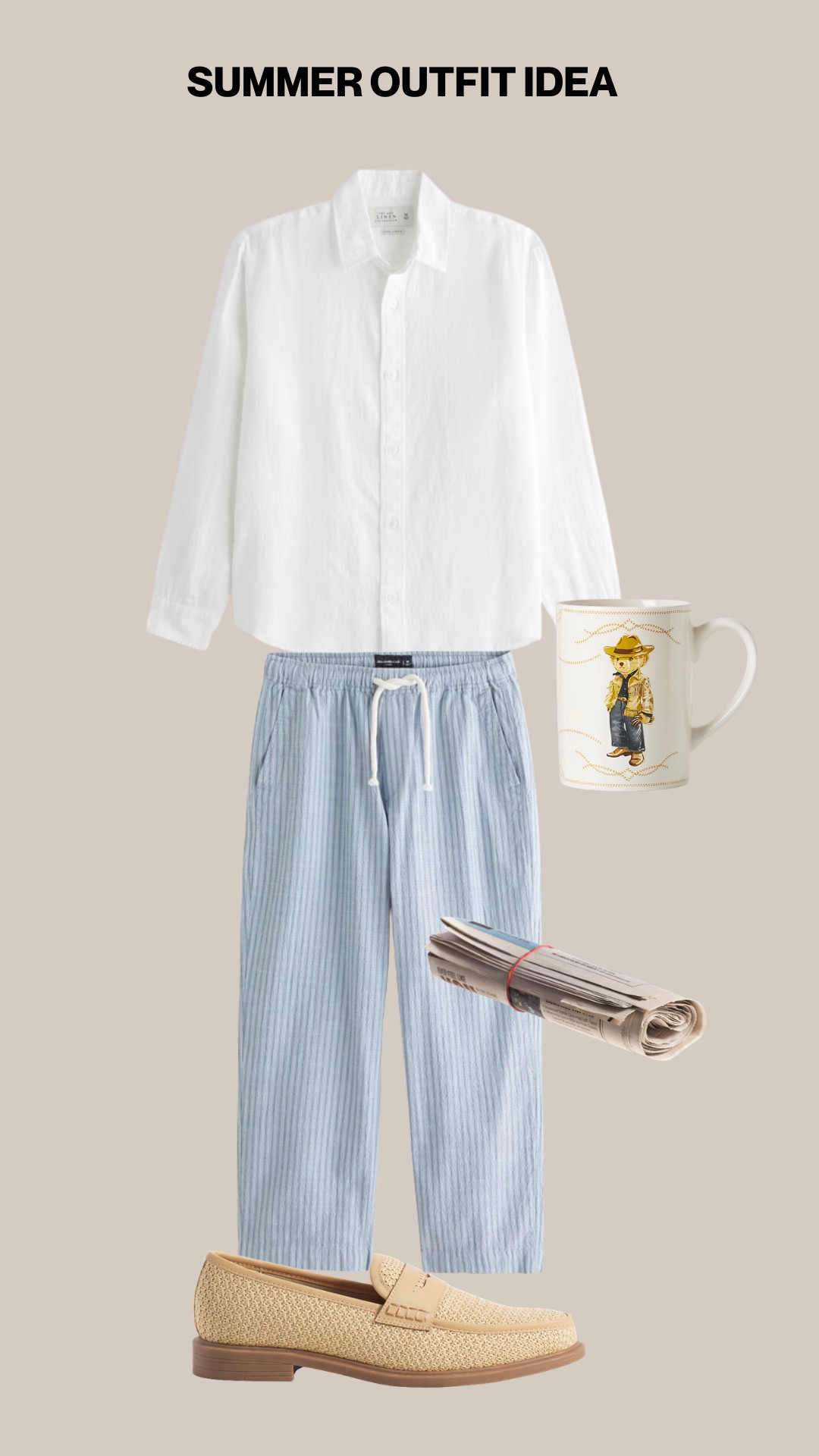 Clean, lightweight, and effortless—this is the kind of outfit that always looks expensive in the summer. Perfect for anything from coffee runs to dinner.

Hashtags:
#summeroutfitmen #menswear #oldmoneystyle #linenstyle #mensfashion #effortlessstyle #outfitinspo #ltkstyle #ltkmens #summerfits #menswearinspo

#LTKMens #LTKootd