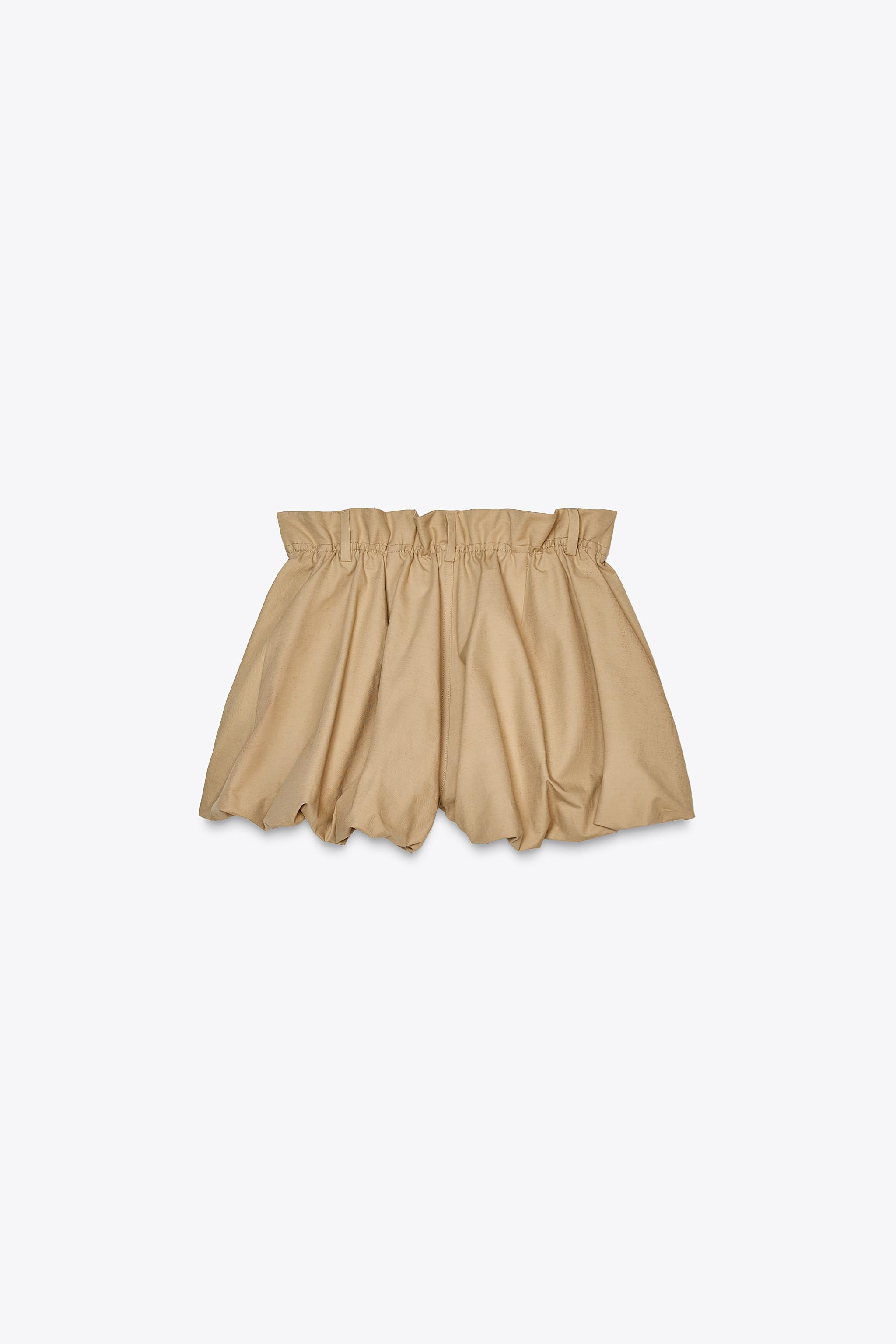 ZW COLLECTION BALLOON SHORTS | Zara US