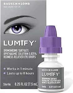 LUMIFY Redness Reliever Eye Drops 0.25 Ounce (7.5mL) | Amazon (US)