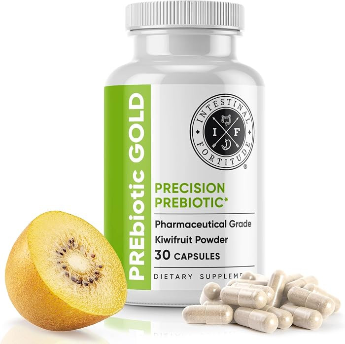 Intestinal Fortitude PREbiotic Gold: Kiwifruit Fiber, Butyrate & Prebiotic Restore Supplement to ... | Amazon (US)