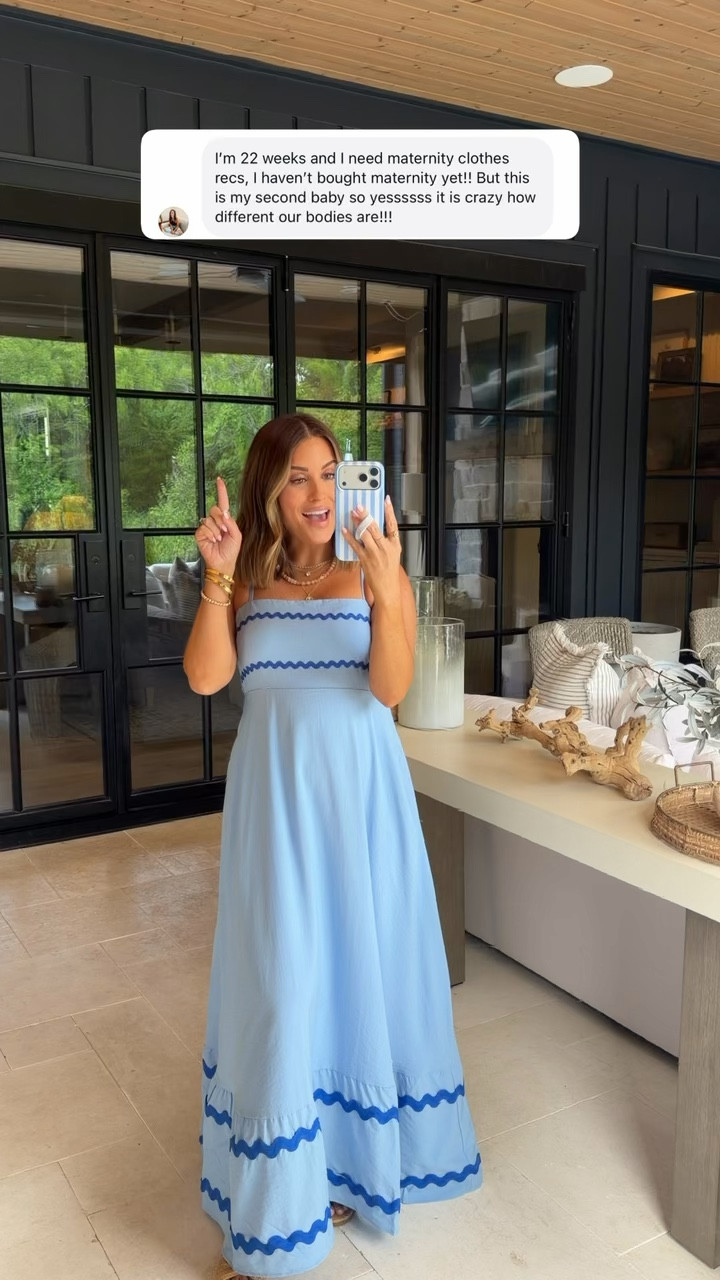 Wearing a small in this Amazon dress! Very affordable & such a flattering dress for Memorial Day, summer parties, 4th of July, etc. This dress also features adjustable straps, pockets, and inside lining— such great quality! I’m 18 weeks pregnant & it’s definitely bump friendly! 

#LTKBump #LTKootd #LTKSeasonal