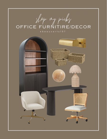 Beautiful furniture pieces for your office spaces! 

#LTKSaleAlert #LTKStyleTip #LTKHome