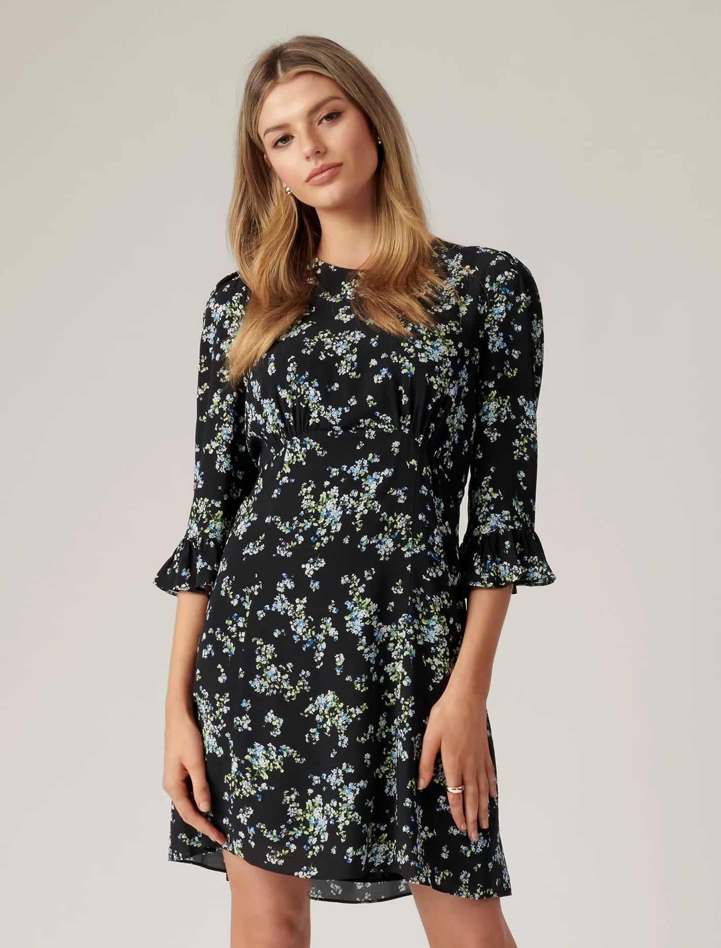 Vanessa Long-Sleeve Mini Dress | Ever New (CA)