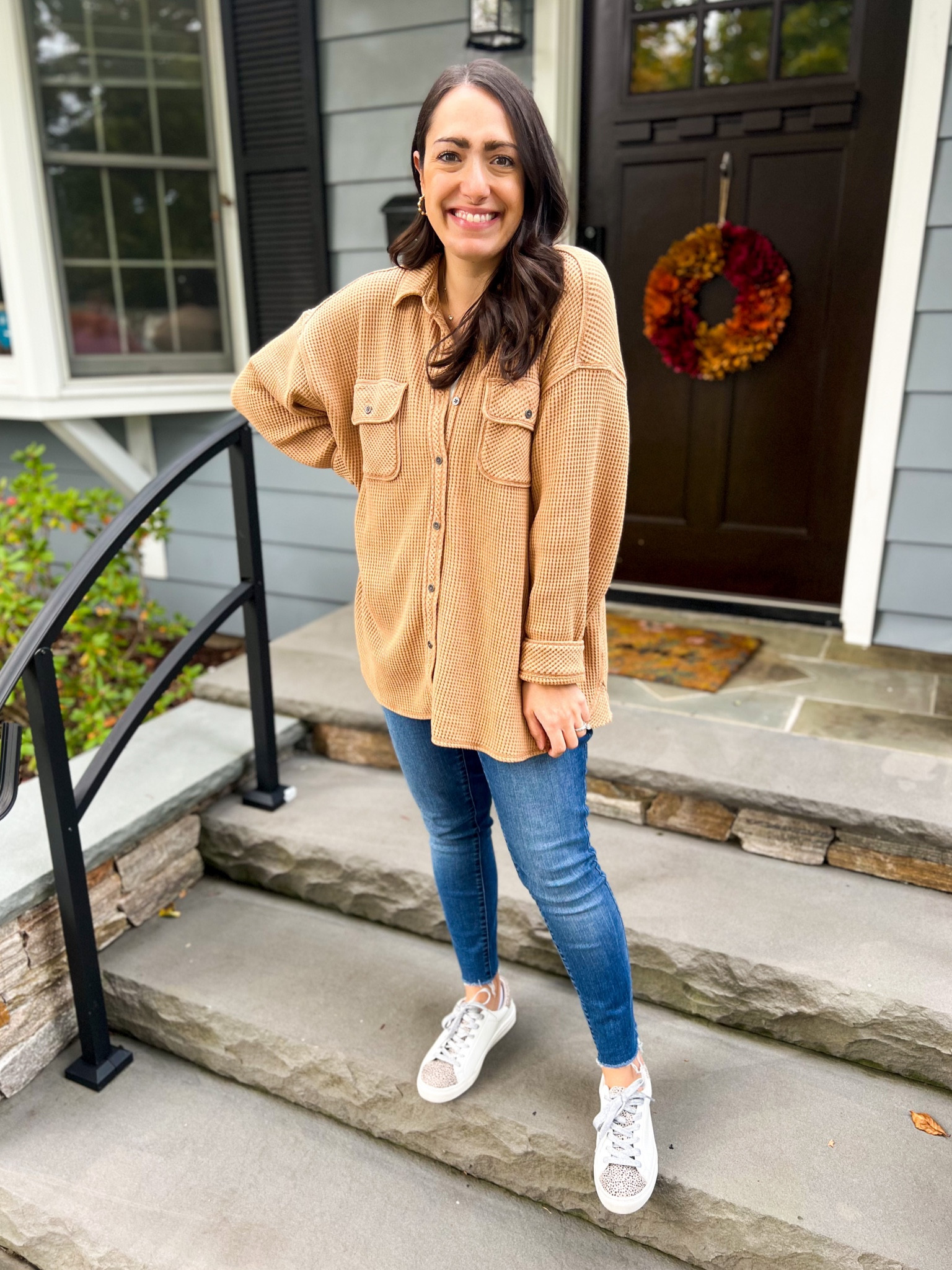 Button down: small
Sneakers: tts

#LTKstyletip #LTKunder50 #LTKSeasonal