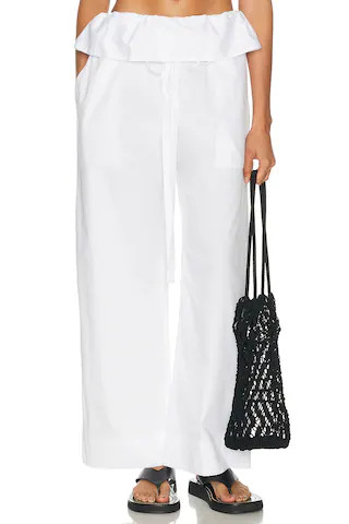 Cotton Peplum Pant | FWRD 
