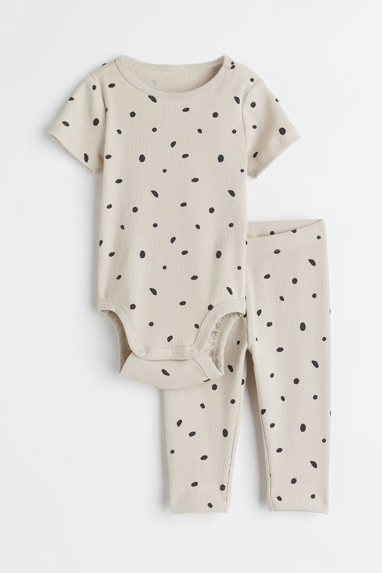 2-piece Rib-knit Set | H&M (US + CA)