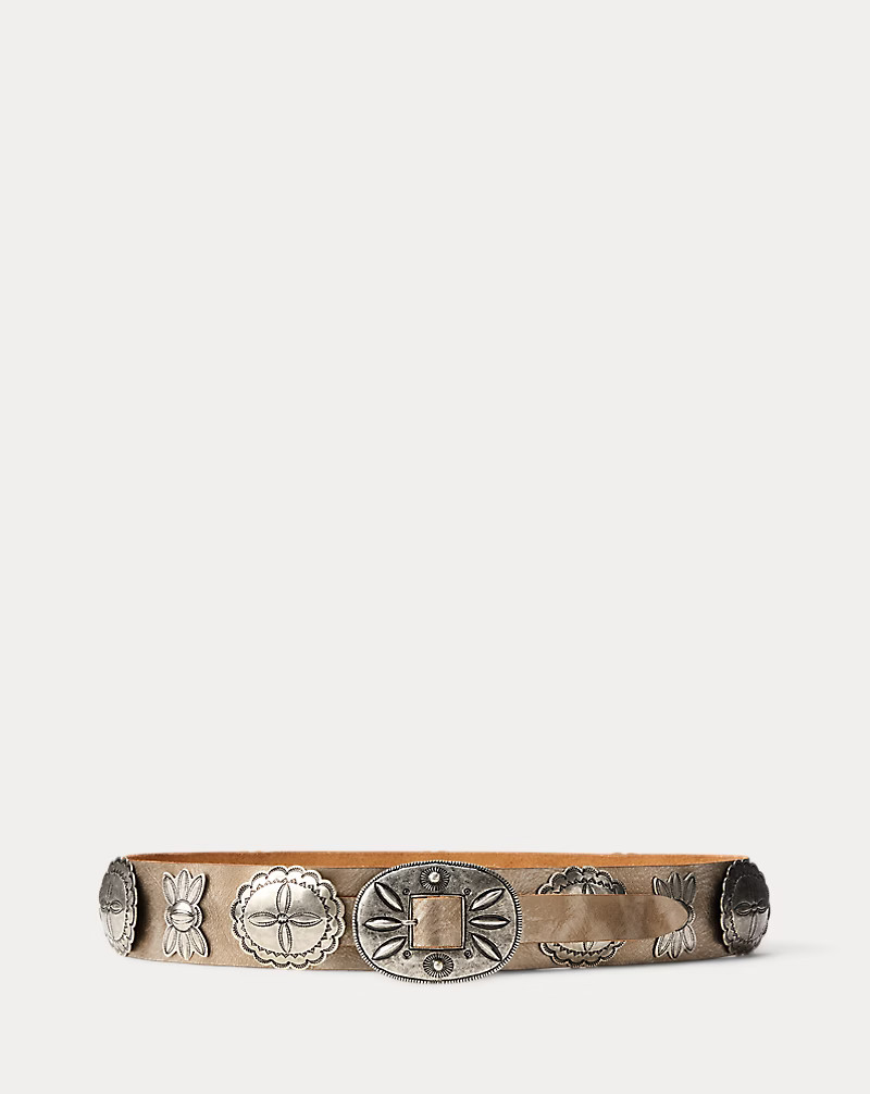 Suede Cast Concho Belt | Ralph Lauren (UK)