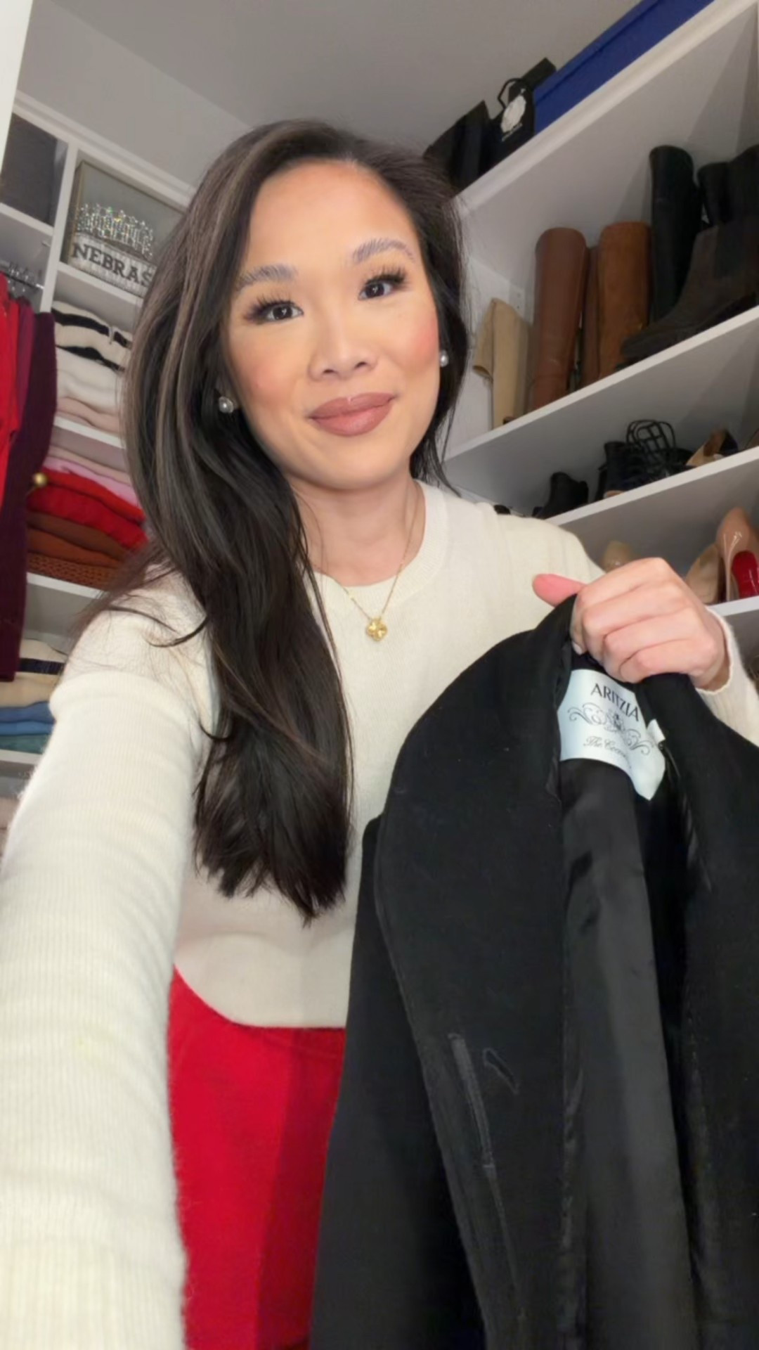 Wool coat that I love and keeps you warm during the winter time! Can be styled casual or more dressy. Comes in many colors! 

#LTKSeasonal #LTKootd