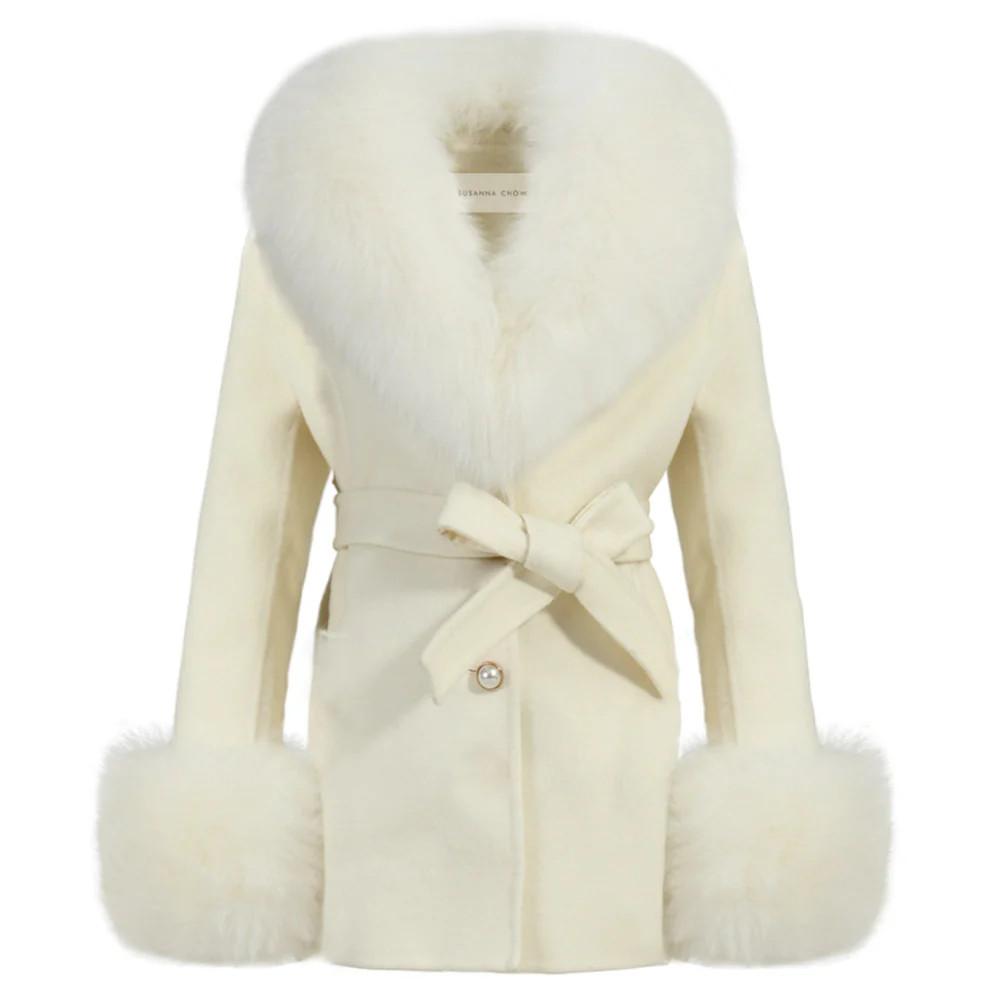 Mini Jojo Cashmere Shearling Coat | Susanna Chow