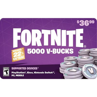 Fortnite V-Bucks Gift Card (Digital) | Target