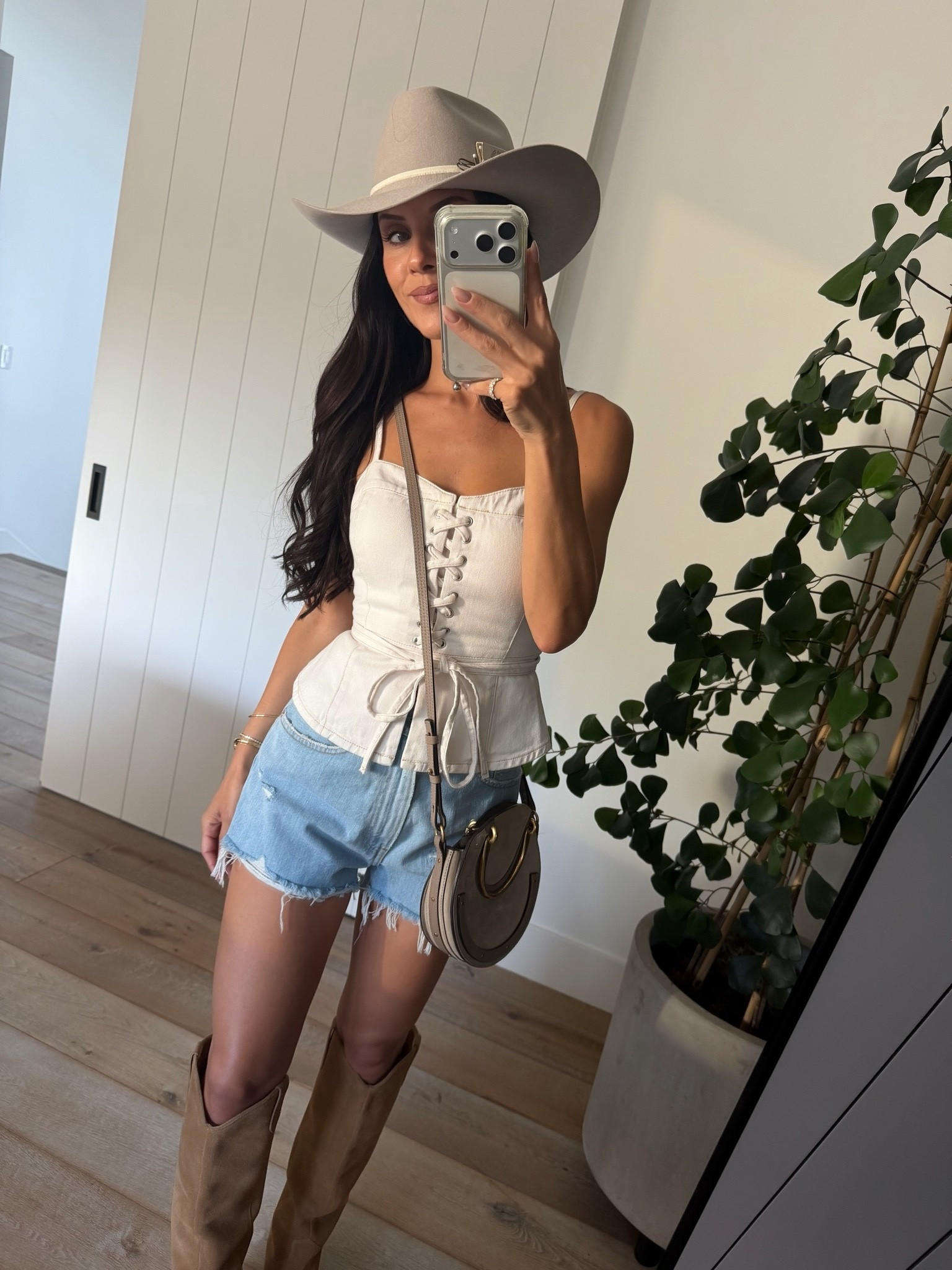 Country concert vibes with pieces I already owned in my closet (wearing an XS in the top)