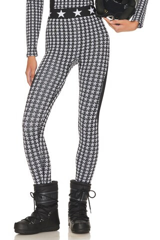 Goldbergh Celeste Baselayer Pant in Black & White from Revolve.com | Revolve Clothing (Global)