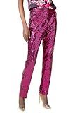Pantora Women's Stacy Sequin Pant, Pink Leopard, 4X-Large | Amazon (US)