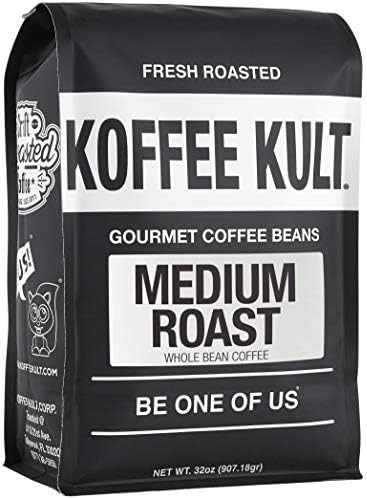 Koffee Kult Medium Roast Coffee Beans 100% Gourmet Arabica from Colombia and Brazil (Whole Bean, ... | Amazon (US)