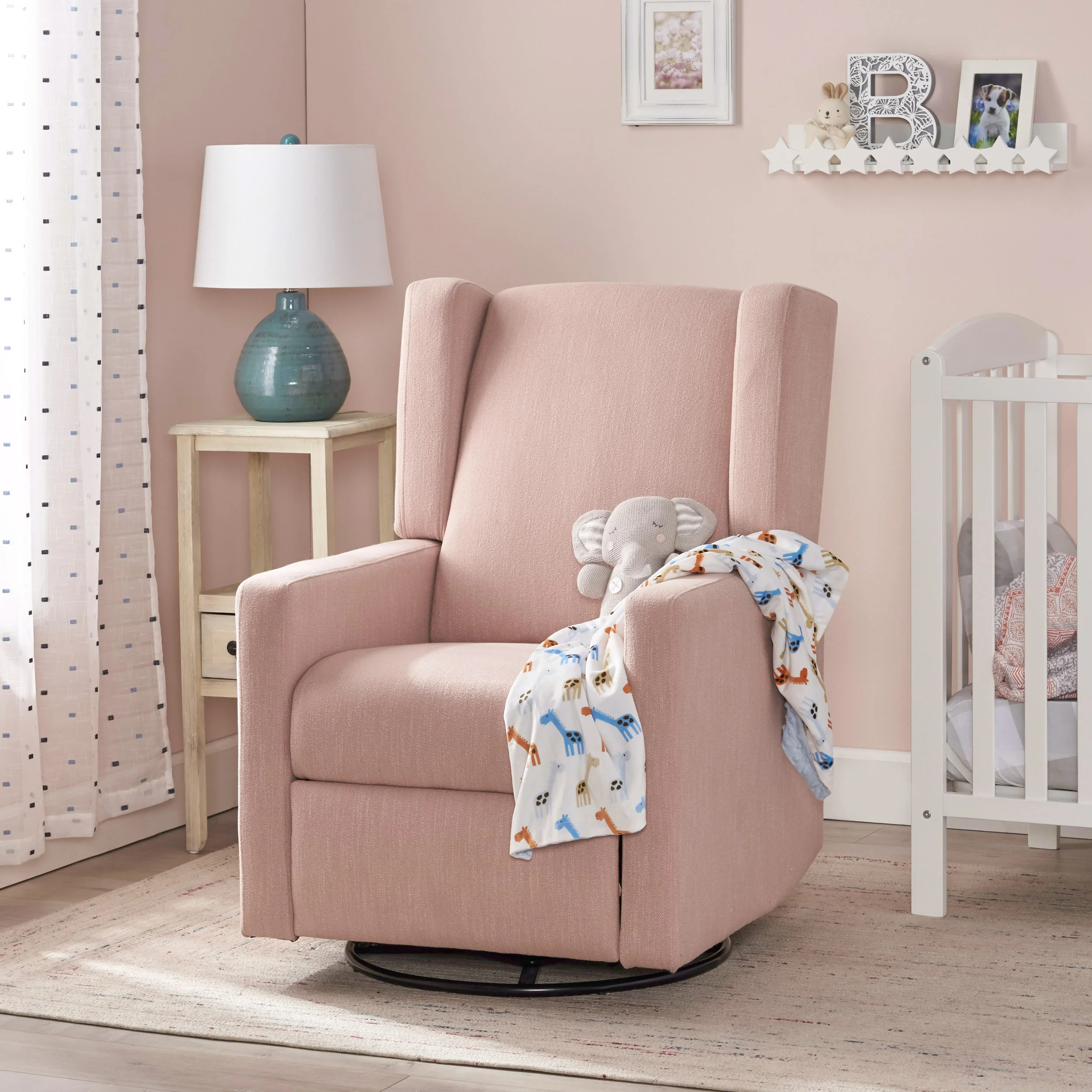 Bines Upholstered Swivel Recliner | Wayfair North America
