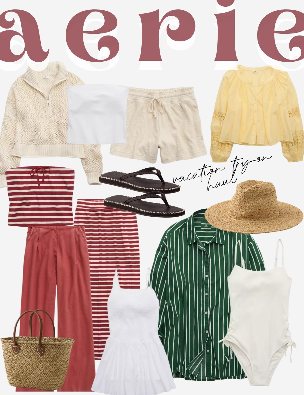 New at Aerie for spring!! Vacation outfit inspo!