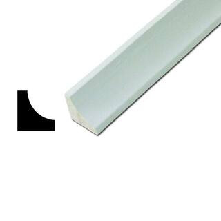 WM 100 11/16 in. x 11/16 in. Primed Pine Cove Wood Crown Molding | The Home Depot