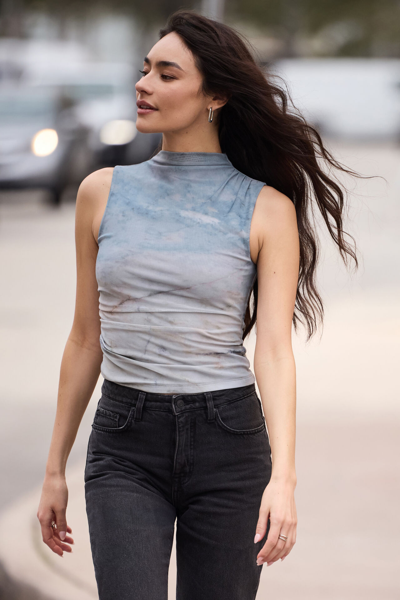 Mock Neck Tank Top | Dynamite Clothing