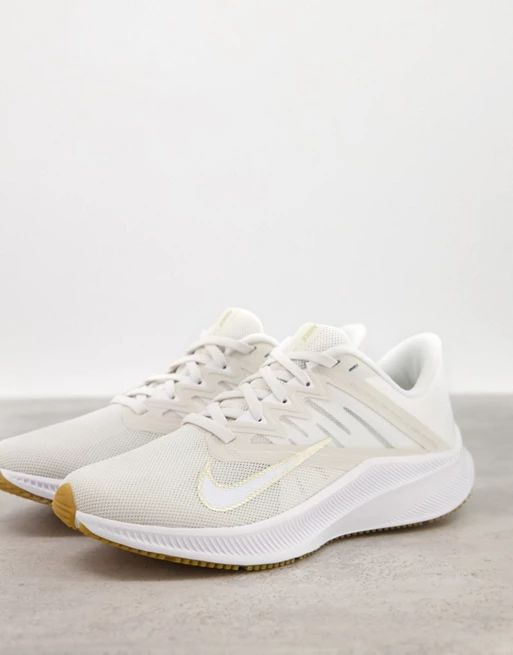 Nike Running Quest 3 sneakers in white | ASOS (Global)