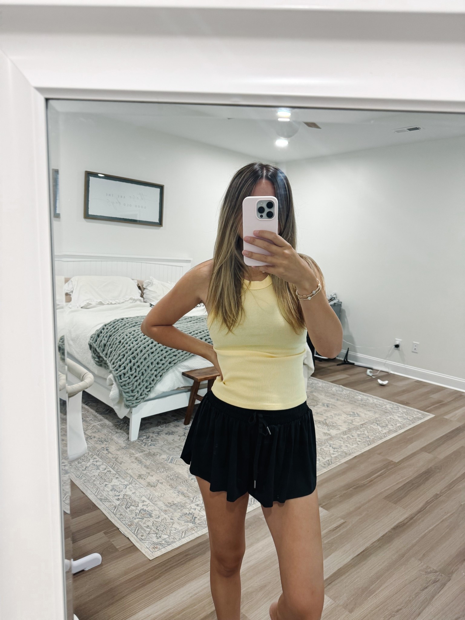 A cute summer outfit ☀️ mom outfit. Amazon outfit. Yellow tank top. Amazon shorts. Summer fit. Mom fit  

#LTKActive #LTKFindsUnder50 #LTKStyleTip