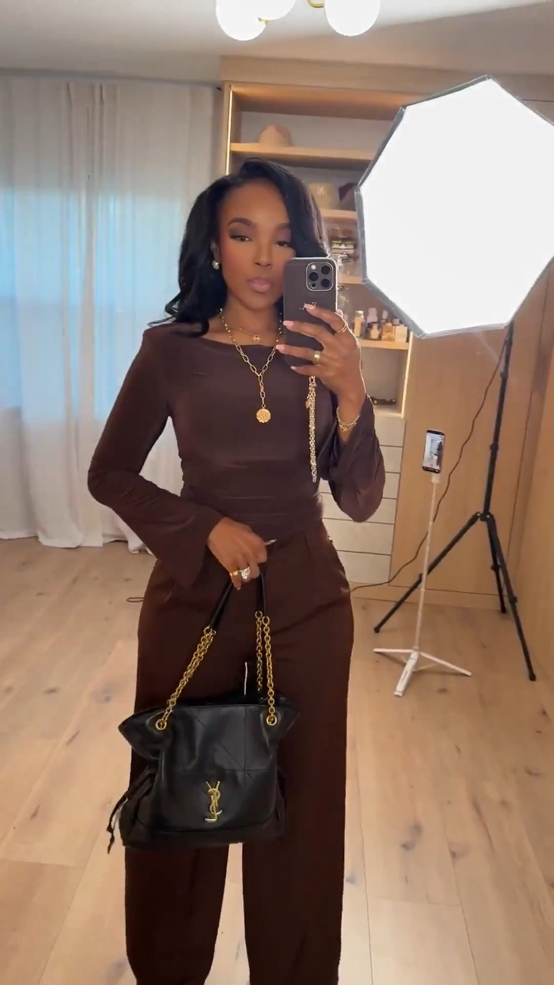 Scroll to shop!! The perfect chocolate brown monochrome outfit you can wear as workwear or for evenings out!!

#LTKgrwm #LTKootd #LTKPetite