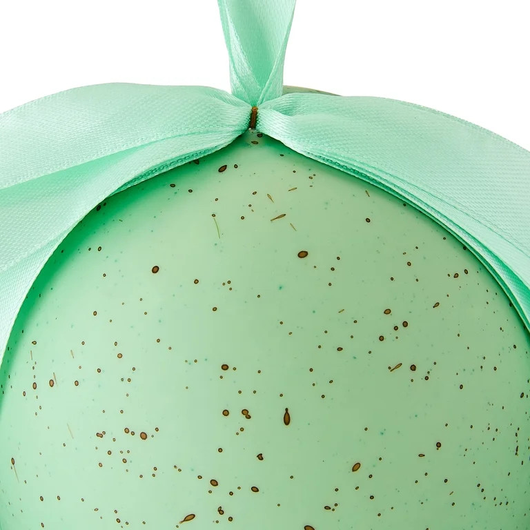 Jumbo Speckled Egg Hanging Decoration, Green, 10", Easter by Way To Celebrate | Walmart (US)