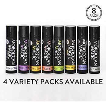 Moroccan Magic Organic Lip Balm Variety Pack | Made with Natural Cold Pressed Argan and Essential... | Amazon (US)