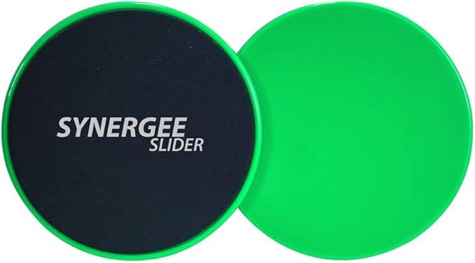 Synergee Core Sliders. Dual Sided Use on Carpet or Hardwood Floors. Abdominal Exercise Equipment | Amazon (US)