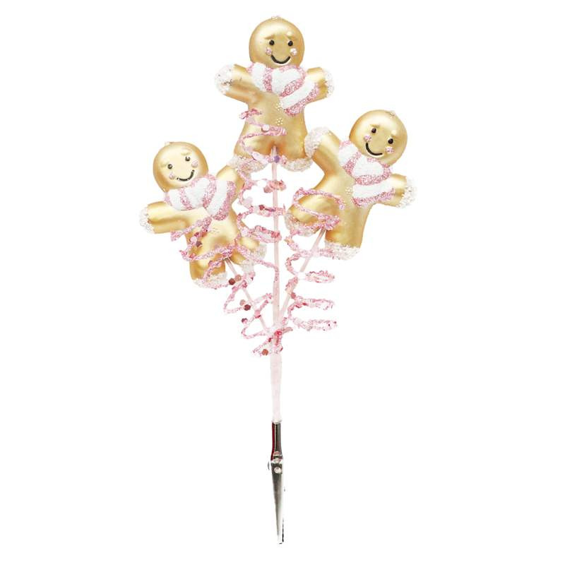 Mrs. Claus' Bakery Gingerbread Pick Clip Ornament, 9" | At Home