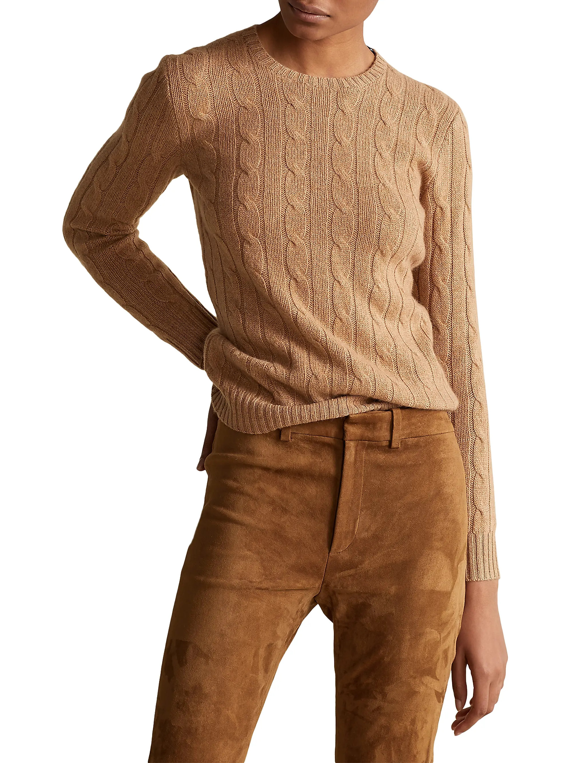 Julianna Cable-Knit Cashmere Sweater | Saks Fifth Avenue