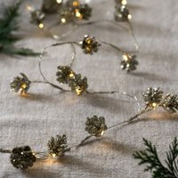 Pre-Lit Fir Cone Garland | The White Company (US & CA)