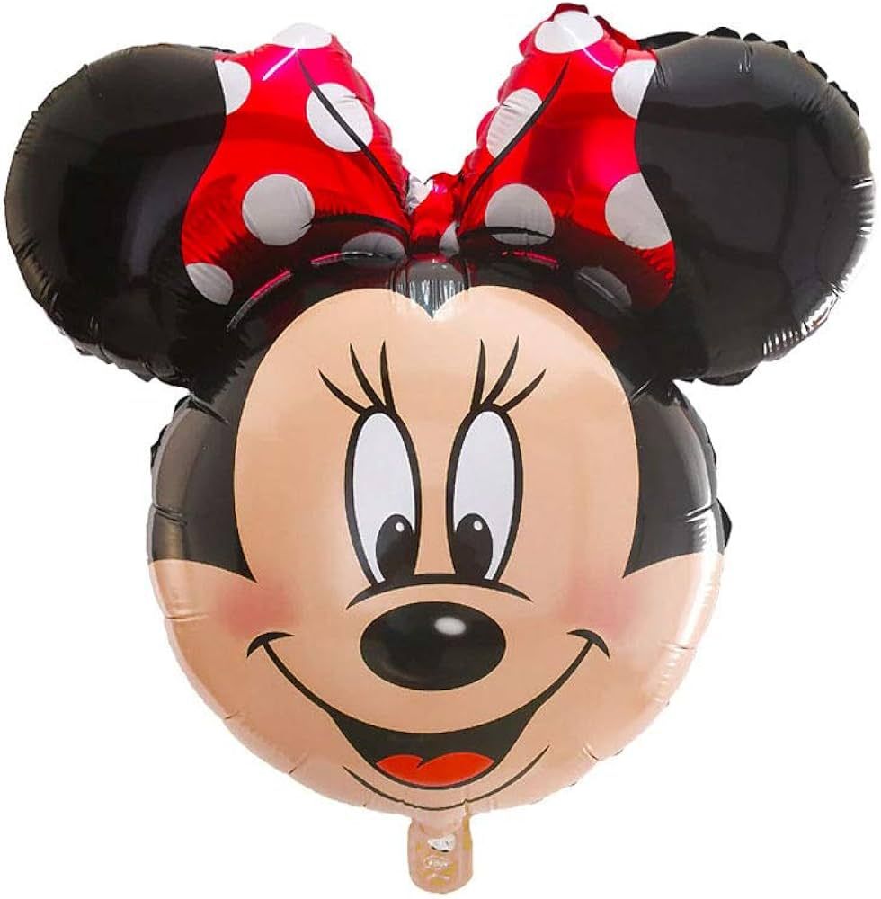 Big Cartoon Girl Mouse Balloon – Foil Birthday Balloon Decorations Animated Mouse Head Balloon ... | Amazon (US)