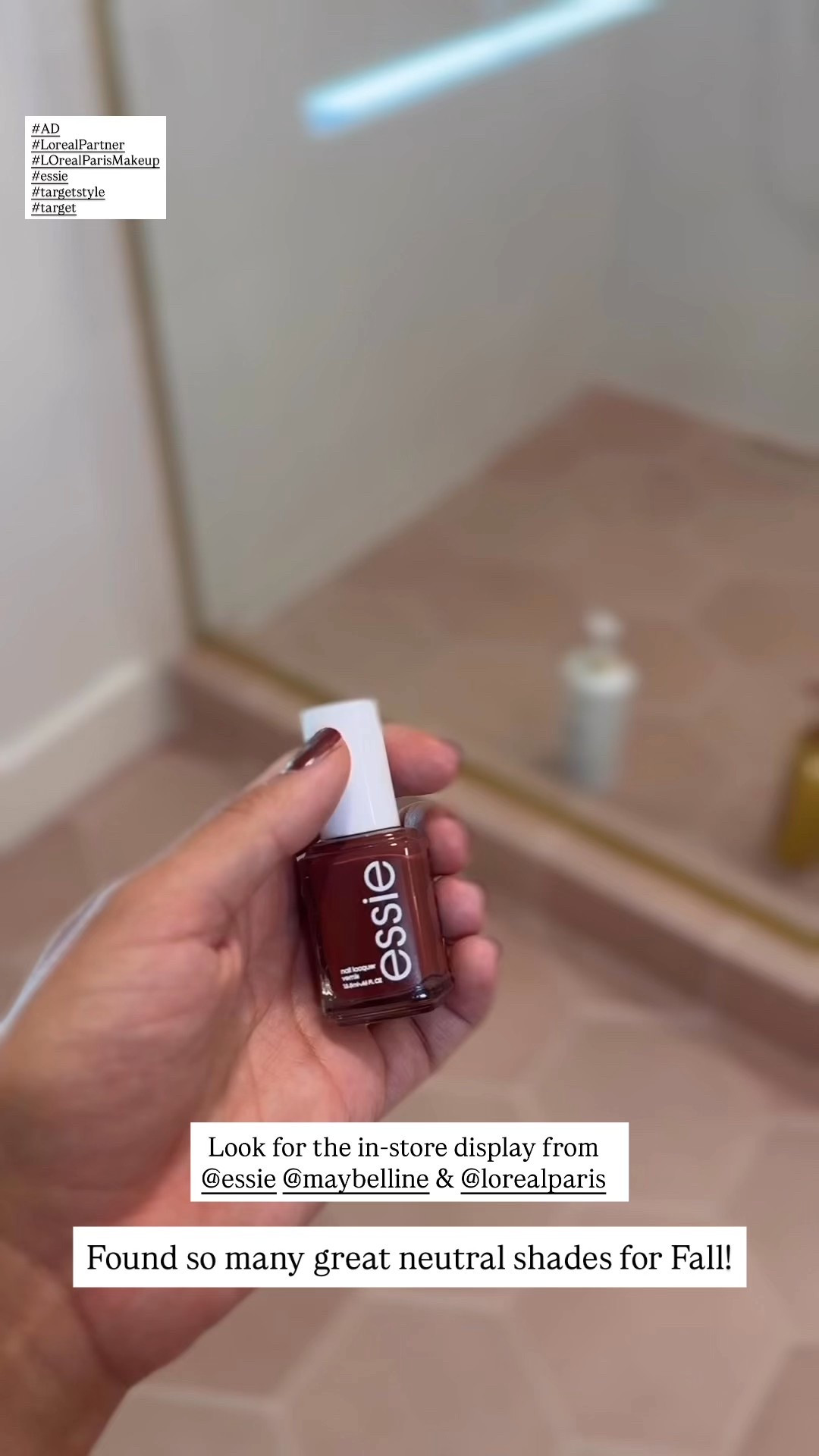 #AD #LOrealPartner A new @target just opened up by me so you know I had to go check it out. What’s super cool is that this September there will be an in-store display featuring all my favorite brands @essie, @maybelline & @lorealparis ! Look for the Tower and Trendcap when you are shopping this September. It will showcase all the beautiful neutral fall shades that we all love! Let me know what you’re going to be picking up. I’ve made it super easy to get these products, just comment SHOP and I’ll send you a DM. #essie #lorealparismakeup #target #targetstyle @targetstyle

#LTKStyleTip #LTKBeauty