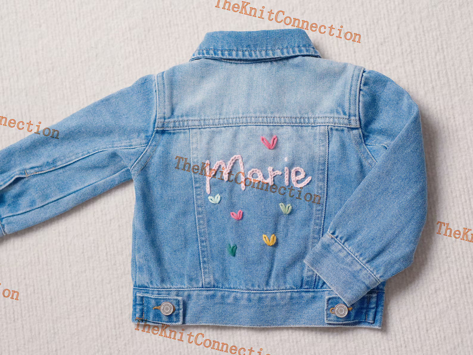 Charming Personalized Denim Jacket for Babies and Toddlers - Custom Name Jean Jacket - Ideal Gift... | Etsy (US)