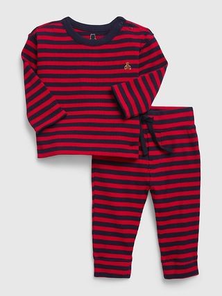 Baby 100% Organic Cotton Mix and Match Stripe Outfit Set | Gap (US)