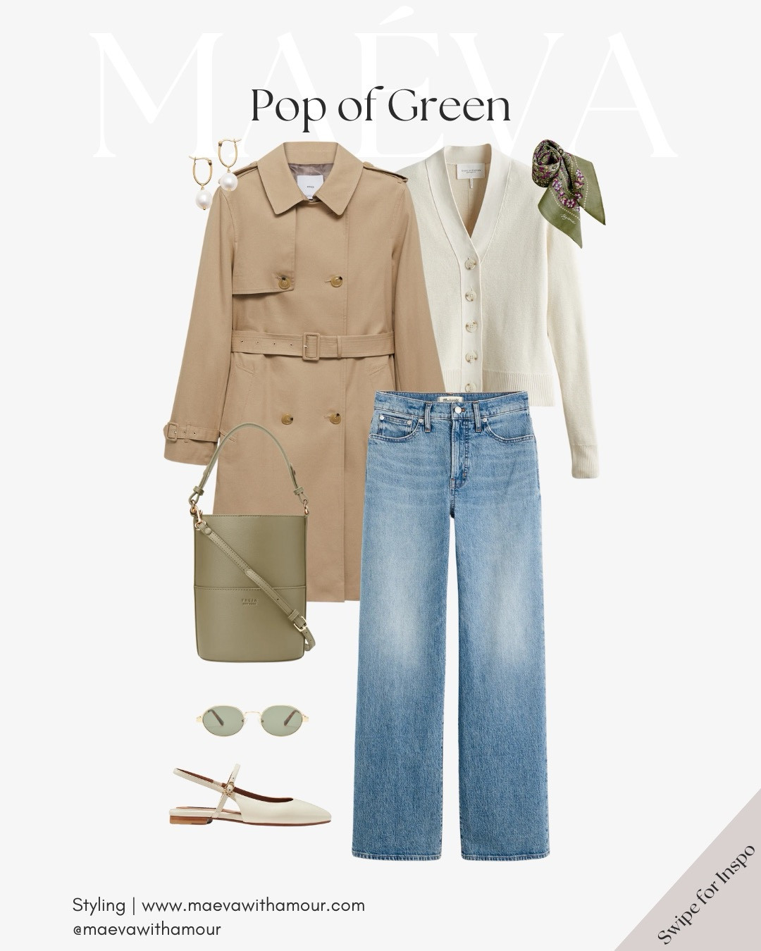 This spring look is all about balancing timeless neutrals with vibrant accents! 🌿 The perfect blend of effortless chic and subtle nods to the season’s festive vibes!

✨ Which spring occasion would you wear this look to? Coffee date, city stroll, or St. Patrick’s Day gathering? Let me know below!

❤️ Adore this look? Comment SHOP to receive a DM with the link or head to the link in bio to shop the looks & more!

👉 Save this look for inspiration and follow for more style ideas! 

✨ Discover French-inspired style and chic wardrobe tips daily, designed to elevate your everyday fashion!

With Amour, M.

#springstyle #effortlesschic #springcolors #parisianstyle #SpringFashion #OOTDInspo #flowers #outfitinspo #parisoutfit #spring 

#LTKSeasonal #LTKStyleTip #LTKSpringSale